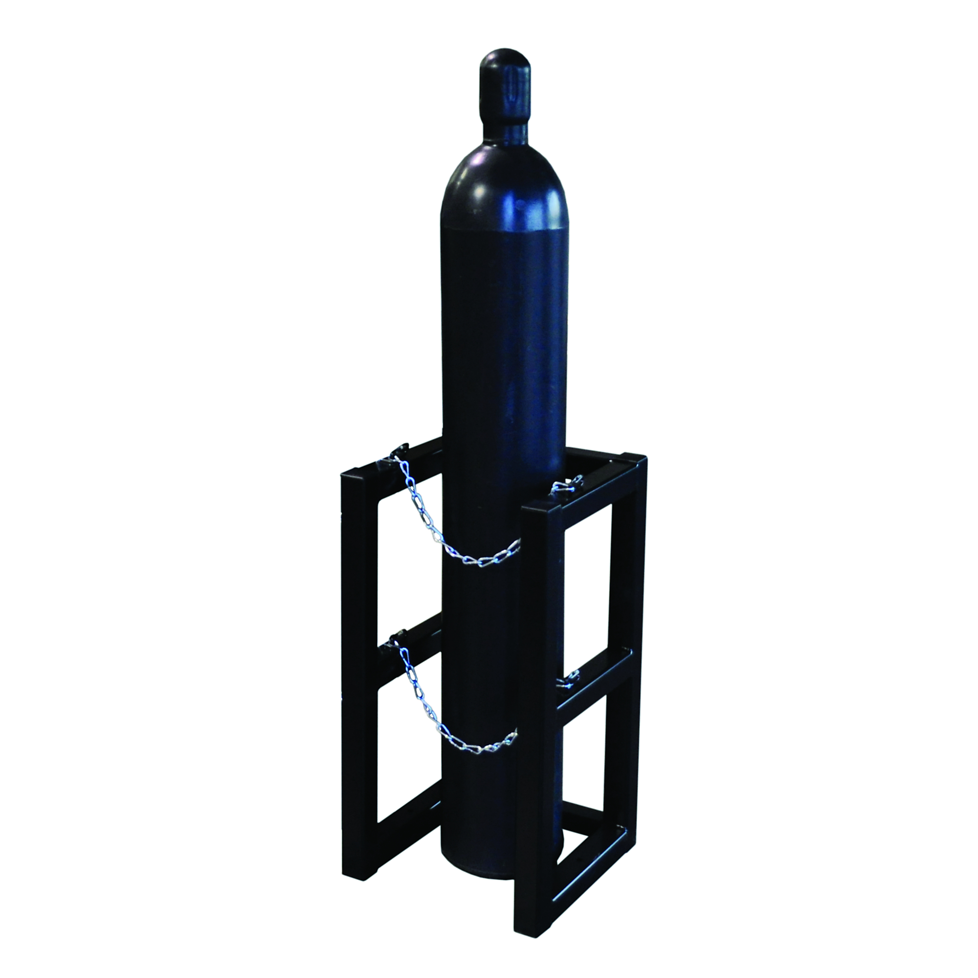 Justrite Gas Cylinder Barricade Rack — 1 Cylinder Capacity, 1 Wide x 1 Deep, Model# 35080